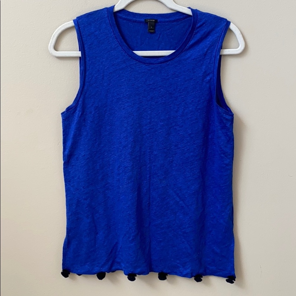J crew linen tank